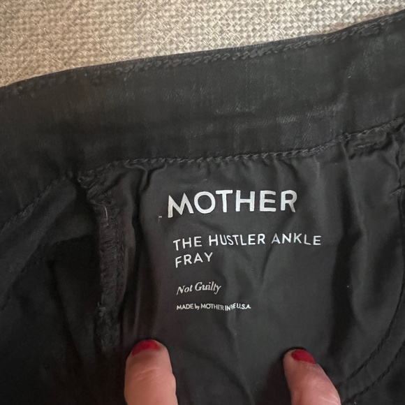 MOTHER The Hustler Ankle Fray - Size 31 Black - Picture 5 of 7